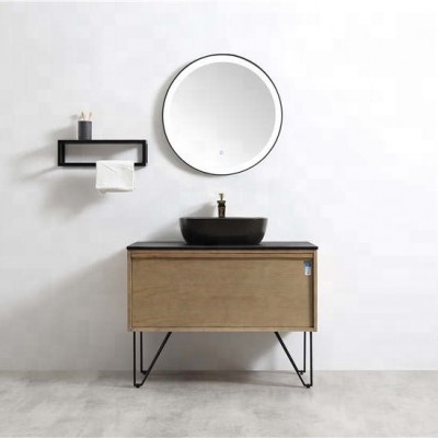 Led Vanity round Mirror bathroom vanity cabinets in pakistan with lights